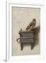 The Goldfinch, 1654-Carel Fabritius-Framed Premium Giclee Print