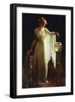 The Goldfish, 1911-Charles Courtney Curran-Framed Giclee Print