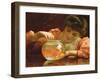 The Goldfish Bowl-Thomas Benjamin Kennington-Framed Giclee Print