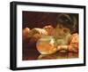 The Goldfish Bowl-Thomas Benjamin Kennington-Framed Giclee Print