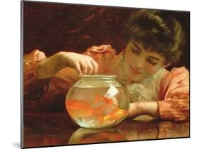 The Goldfish Bowl-Thomas Benjamin Kennington-Mounted Giclee Print
