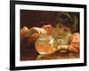 The Goldfish Bowl-Thomas Benjamin Kennington-Framed Giclee Print