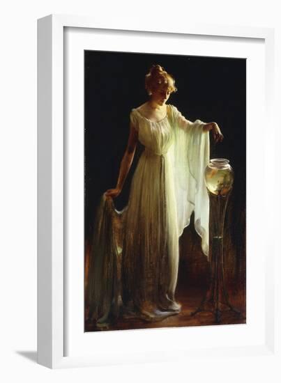 The Goldfish-Charles Courtney Curran-Framed Giclee Print