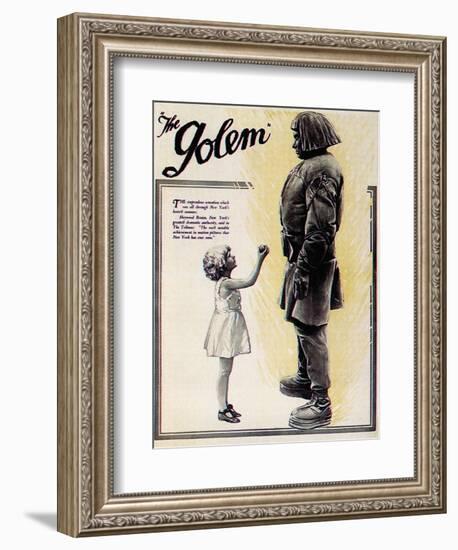 The Golem, (aka Der Golem, Wie Er In Die Welt Kam), 1920-null-Framed Art Print