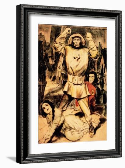 The Golem, (aka Der Golem, Wie Er In Die Welt Kam), 1920-null-Framed Art Print