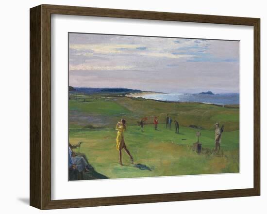 The Golf Course, North Berwick-John Lavery-Framed Giclee Print