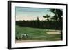 The Golf Links from Country Club, Augusta, Georgia, C1910-null-Framed Giclee Print