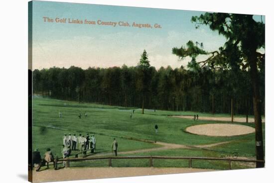 The Golf Links from Country Club, Augusta, Georgia, C1910-null-Stretched Canvas