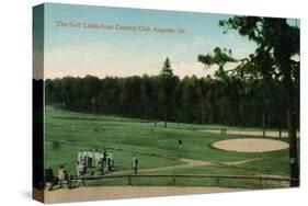 The Golf Links from Country Club, Augusta, Georgia, C1910-null-Stretched Canvas