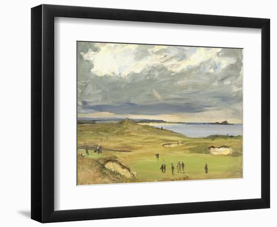 The Golf Links, North Berwick, 1919-Sir John Lavery-Framed Premium Giclee Print