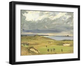 The Golf Links, North Berwick, 1919-Sir John Lavery-Framed Giclee Print