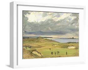 The Golf Links, North Berwick, 1919-Sir John Lavery-Framed Giclee Print