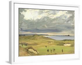 The Golf Links, North Berwick, 1919-Sir John Lavery-Framed Giclee Print