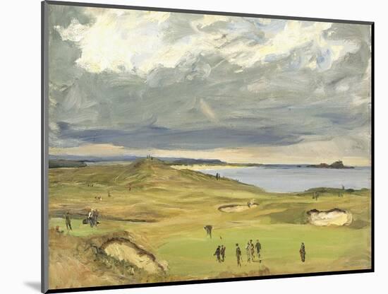 The Golf Links, North Berwick, 1919-Sir John Lavery-Mounted Giclee Print