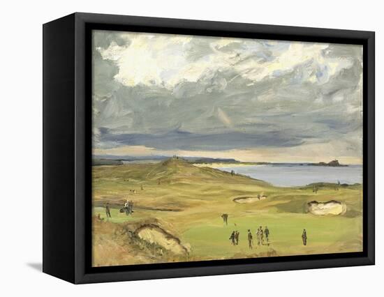 The Golf Links, North Berwick, 1919-Sir John Lavery-Framed Stretched Canvas