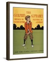 The Golfer's Alphabet-Arthur Burdett Frost-Framed Giclee Print