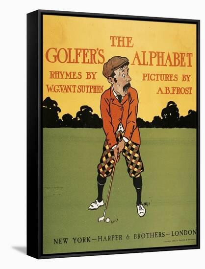 The Golfer's Alphabet-Arthur Burdett Frost-Framed Stretched Canvas