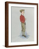 The Golfer-Simon Dyer-Framed Premium Giclee Print