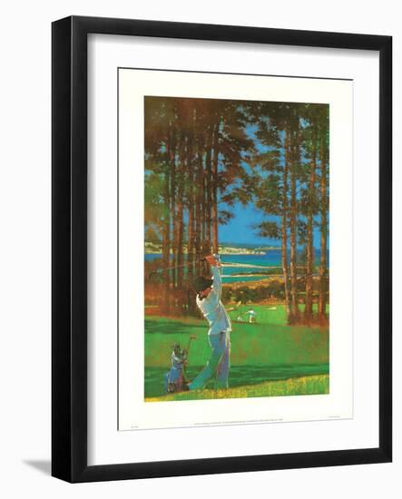 The Golfer-Unknown Vaughan-Framed Art Print