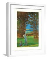 The Golfer-Unknown Vaughan-Framed Art Print