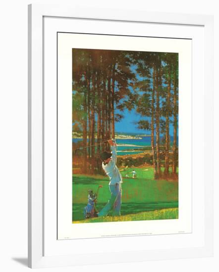 The Golfer-Unknown Vaughan-Framed Art Print