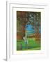 The Golfer-Unknown Vaughan-Framed Art Print