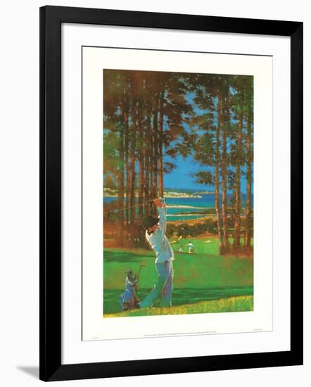 The Golfer-Unknown Vaughan-Framed Art Print