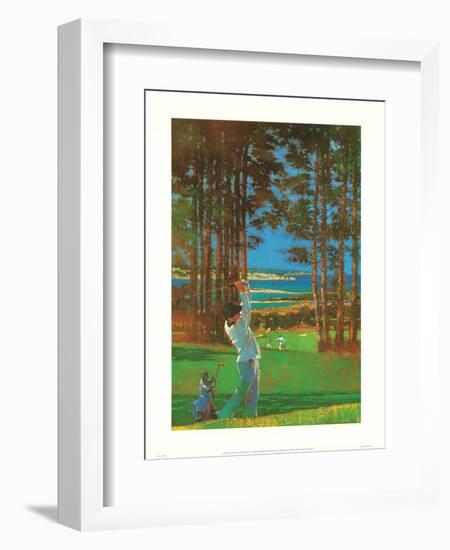 The Golfer-Unknown Vaughan-Framed Art Print