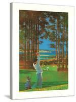 The Golfer-Unknown Vaughan-Stretched Canvas