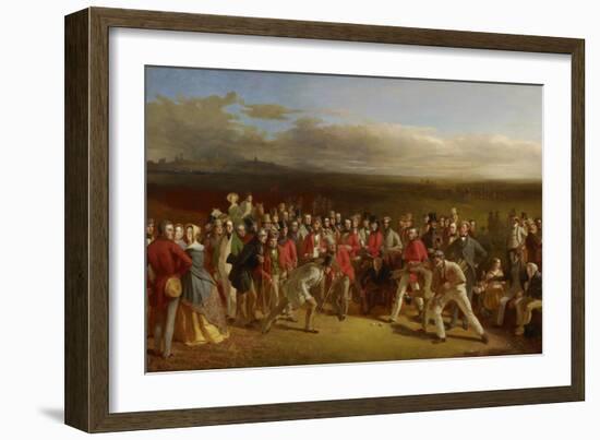 The Golfers, 1847-Charles Lees-Framed Giclee Print