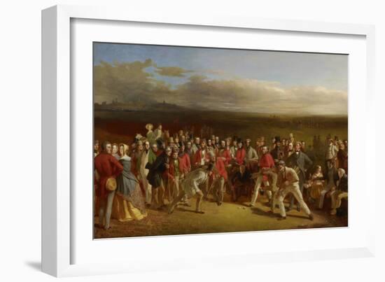 The Golfers, 1847-Charles Lees-Framed Giclee Print