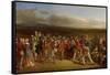 The Golfers, 1847-Charles Lees-Framed Stretched Canvas