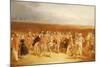 The Golfers, a Grand Match-Charles Lee-Mounted Giclee Print