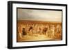 The Golfers: a Grand Match-Charles Lee-Framed Giclee Print