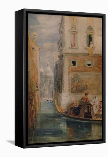 'The Gondola, Venice', 1865, (1935)-James Holland-Framed Stretched Canvas