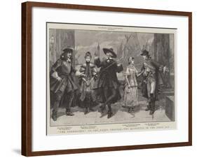 The Gondoliers at the Savoy Theatre, the Quintette in the First Act-null-Framed Giclee Print