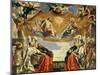 The Gonzaga Family in Adoration of the Holy Trinity-Peter Paul Rubens-Mounted Giclee Print