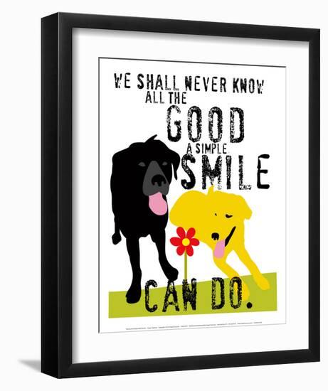 The Good a Simple Smile Can Do-Ginger Oliphant-Framed Art Print