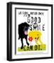 The Good a Simple Smile Can Do-Ginger Oliphant-Framed Art Print