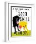 The Good a Simple Smile Can Do-Ginger Oliphant-Framed Art Print