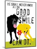 The Good a Simple Smile Can Do-Ginger Oliphant-Mounted Art Print