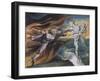 The Good and Evil Angels-William Blake-Framed Giclee Print
