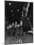 The Good-Girls of Central Catholic High School Performing their Cheerleading Act in the Gym-Nat Farbman-Mounted Photographic Print