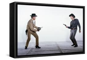 The Good Guys and the Bad Guys-null-Framed Stretched Canvas