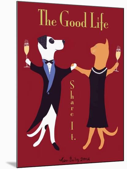 The Good Life-Ken Bailey-Mounted Premium Giclee Print