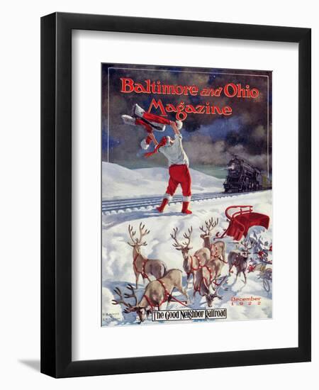 The Good Neighbor Railroad-Charles H. Dickson-Framed Premium Giclee Print