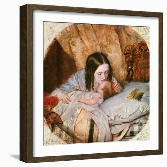 The Good Night Kiss-Edward Robert Hughes-Framed Giclee Print