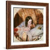 The Good Night Kiss-Edward Robert Hughes-Framed Giclee Print