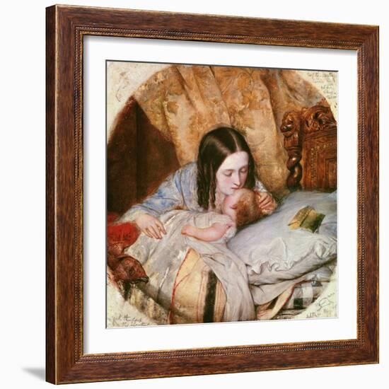 The Good Night Kiss-Edward Robert Hughes-Framed Giclee Print