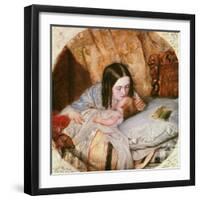 The Good Night Kiss-Edward Robert Hughes-Framed Giclee Print